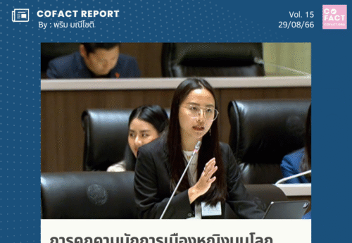 เปิดข้อมูลการคุกคามนักการเมืองหญิงบนโลกออนไลน์: กรณีศึกษา “รักชนก ศรีนอก”